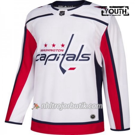 Barn Ishockey Washington Capitals Tröja Blank Adidas Vit Authentic